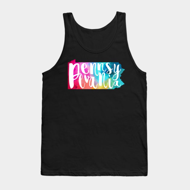 Colorful Pennsylvania Tank Top by lolosenese